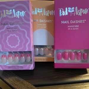 Nail Dashes, 3 sets. Brand new in boxes.
